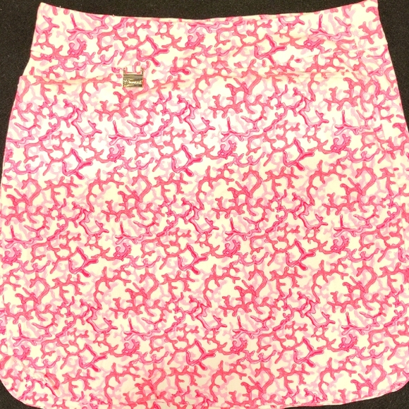 Breezes Pants - BREEZES PINK CORAL STRETCH GOLF ATHLETIC SKORT SKIRT WOMEN'S SIZE 8